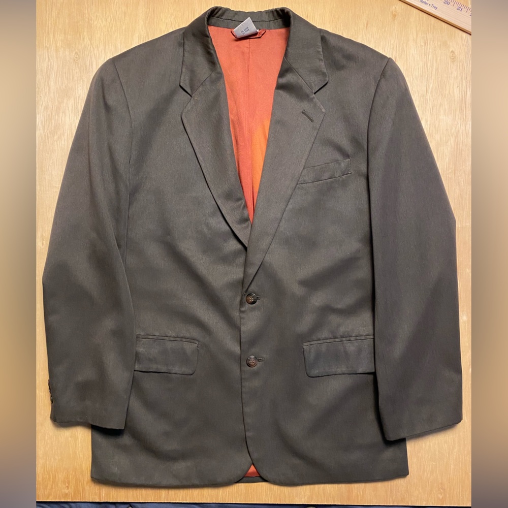 Mens Claiborne Suit Jacket Sport Coat Blazer 40R
